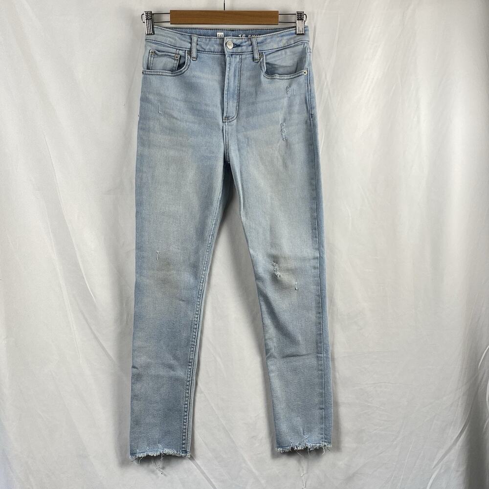 Gap Denim Sky High Skinny Jeans Size 16 Girl
